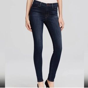 J BRAND Hi-Rise Skinny Jeans Dark Blue - Sz 29